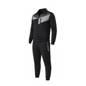 Wholesale Men Sport Tracksuits Custom Fleece Running Training Suit Zip Jacket Jogger <b>Pants</b> OEM Athletic Wear Supplier Sportswear - Product Image 4