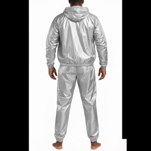 Trajes de Sauna Hechos a Medida para Hombres y Mujeres, Traje de Sudoración Negro para Pérdida de Peso, Ropa Deportiva para Gimnasio, Trajes de Sauna para Calentamiento - Product Image 2