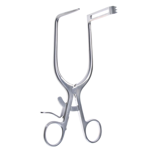 Écarteur de colonne vertébrale manuel en acier inoxydable, type Feler Ducker L Hook, lame droite, instrument de chirurgie générale de classe I - Product Image 1
