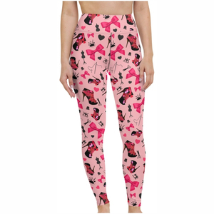 Sublimation Standard <b>Thickness</b> Elastic Waist Women's <b>Leggings</b> Tight Slim Fit Running Gym Ladies Tight Trouser <b>Legging</b> For Adults - Product Image 1