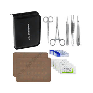 Instruments chirurgicaux dentaires pour étudiants en médecine, kit de pratique de suture pour étudiants en médecine et en médecine vétérinaire - Product Image 1