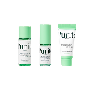 Kit Mini Purito Wonder Relief Centella para Rostro, Envases sin Perfume - Product Image 1