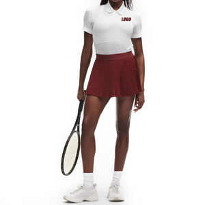 Polo en maille diamantée Premium Swiftly pour femme, respirant, extensible, séchage rapide, haut décontracté performant, option logo personnalisé - Product Image 5