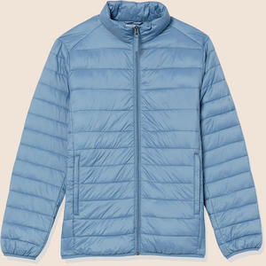 Mens Lightweight Puffer <b>Jacket</b> Winter Warm <b>Packable</b> Down Coat Stand Collar Zip Up Outerwear Windproof Quilted Casual Travel Tops - Product Image 6