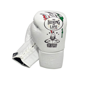Custom Made No Boxing No Life MMA Sanda <b>Gloves</b> Genuine Leather Lace-Up Non-Slip Adult Martial Arts Lightweight Training Custom - Product Image 1