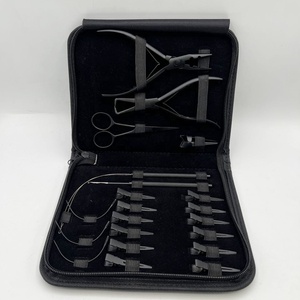 Alicate Removedor de Microeslabones Más Vendido, Kit de Herramientas para Extensiones de Cabello de Acero Inoxidable Negro Mate con Logotipo Personalizado, Peso 300g - Product Image 4