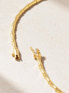 Collar de Gargantilla de Bambú de Lujo con Baño de Oro de 18K, Joyería Fina para Mujer, Regalo - Product Image 2