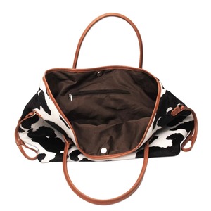 Sac fourre-tout classique en cuir véritable fait main avec fermeture éclair, couleur unie, grande capacité, vintage, pour usage quotidien, portable, sac à bandoulière - Product Image 3