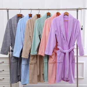 Albornoz Nesta Sports súper suave y cálido, juego de regalo de lujo para spa, albornoz para hombre - Product Image 2