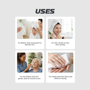 Lingettes non tissées pour soins personnels Krclean, douces, super absorbantes, écologiques, usage quotidien, qualité médicale, solution de nettoyage hygiénique - Product Image 5