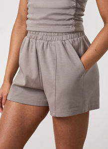 BEFINE APPAREL Women's Cotton Solid <b>Lounge</b> Sweat <b>Shorts</b> Breathable Summer Casual High Waist Quick Dry Running Fitness Bottoms - Product Image 6