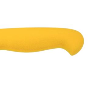 Couteaux de cuisine jaunes vifs avec lame à bord lisse argenté et manche ergonomique pour la découpe quotidienne des aliments en cuisine - Product Image 6