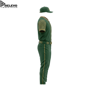Uniformes Deportivos Personalizados al por Mayor de Alta Calidad, Conjunto de Camiseta, Pantalones y Gorra de Béisbol con Estampado Art Deco Sublimado, OEM/ODM - Product Image 3