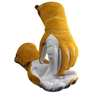 Guantes de Soldadura TIG de Piel de Cabra de Primera Calidad, Guantes de Protección Resistentes al Calor con Kevlar - Product Image 1