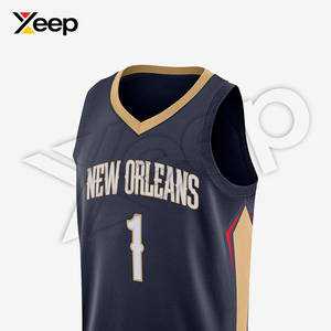 เสื้อบาสเก็ตบอลผู้ชาย XEEP รุ่นปรับแต่งได้ XC-BU-18 ชุดทีมประสิทธิภาพสูง น้ำหนักเบา ระบายอากาศได้ดี ผลิตจากโพลีเอสเตอร์ ปรับแต่งได้ - Product Image 2