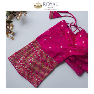 ราคาตลาดที่ดีที่สุดสำหรับสินค้าลดราคาพิเศษ เสื้อปักลายวิชิตร้าผ้าไหมสวยงาม ดีไซน์สวย งานปักมือประณีต พร้อมงานปักดิ้นทอง - Product Image 5