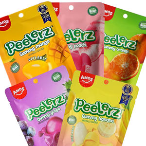 Wholesale AMOSS Peelerzz Gummy Candy Banana Flavor 6oz Peelable Fun Snack Made With Real Fruit Juice For Candy Stores - Product Image 3