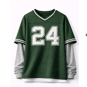 Camiseta de fútbol para hombre diseñada con tela atlética transpirable para entrenamientos de fútbol y un estilo de vida activo. - Product Image 1