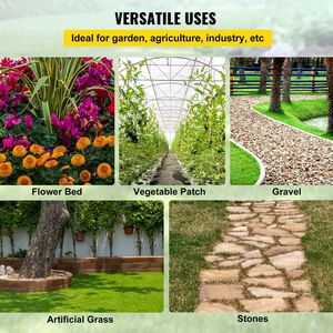 Telo Pacciamante Resistente per Giardino 5.8 OZ, 1.2m x 30.5m, Rete per Giardino, Copertura per Terreno Paesaggistico per il Controllo delle Erbacce, Tessuto G - Product Image 6