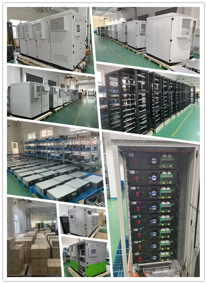 100KW 200KW 300KW Luar Ruangan Sistem Penyimpanan Baterai Lithium Solar Wind Energy Hybrid Inverter Microgrid Power Plant untuk Industri