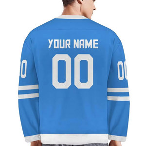 เสื้อฮอกกี้น้ำแข็งแขนสั้นแบบใหม่ ระบายอากาศได้ดี สวมใส่ง่าย พิมพ์ลายเสื้อผ้ากีฬา พร้อมโลโก้แบบกำหนดเอง - Product Image 2
