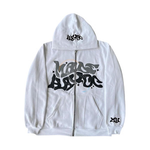 Sudaderas con capucha con estampado puff, sudaderas con capucha con cremallera y gráficos grunge, chaquetas, sudaderas con capucha de estilo hip hop y streetwear de Amazop Industries - Product Image 5