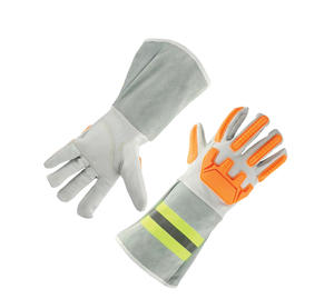 Guantes de Soldadura HOLY SIGNS INTERNATIONAL Resistentes al Calor de 10 Pulgadas con Muñequera Elástica y Características Antivibración - Product Image 5