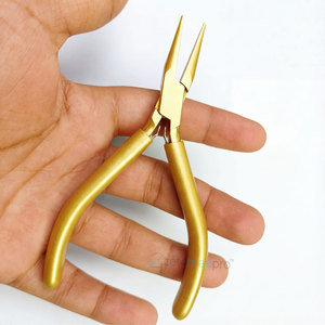 Alicates de Punta Fina/Micro, Acabado Dorado Premium, para Joyeros Profesionales, Herramienta para Fabricación de Joyas, Proveedor con Certificación CE ISO - Product Image 5