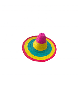Chapeaux sombrero de paille multicolores imprimés de logo personnalisé pour adultes Us pour les événements, les fêtes, les restaurants d'été, les anniversaires, accessoires décoratifs - Product Image 3
