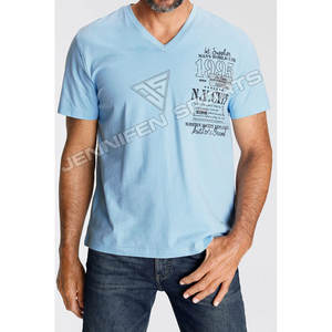 T-shirt pour homme de haute qualité 100% coton, col rond, manches courtes, vente en gros, logo personnalisé, léger, respirant, coupe classique, été - Product Image 4