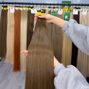 100% humano vietnamita colorido Ombre Remy extensión de cabello mejor calidad crudo doble dibujado extensiones de cabello a granel con pedido de muestra - Product Image 5