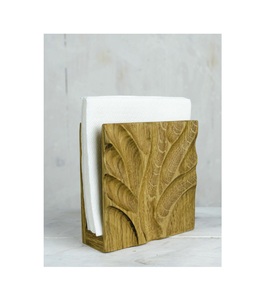 Trendy Wooden Tissue Holder Case Napkin <b>Box</b> Organizer Home Decor Table <b>Storage</b> Durable Stylish Finish <b>Material</b> - Product Image 1