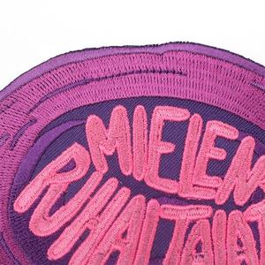 Écussons en feutre non tissé entièrement brodés, écologiques, thermocollants, personnalisables avec logo, pour vêtements et chaussures, vente en gros - Product Image 3