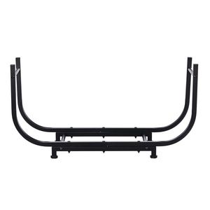 30in Rustproof Firewood Rack Indoor Outdoor Storage <b>Holder</b> with Stable <b>Log</b> Fireplace Decor Organizing Accessory - Product Image 1