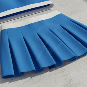 Design Your Own Logo Team Wear Breathable 100% Polyester Cheerleading Uniform Soft Fabric Practice Wear for Adults High Quality - Product Image 6