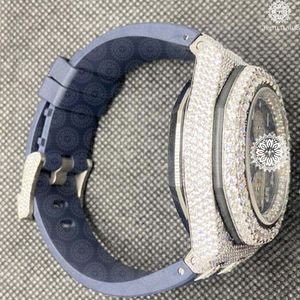 Reloj de Lujo Charm Jewells con Caja de Acero Inoxidable, Bisel Cuadrado con Diamantes, Movimiento Mecánico, Esfera de 40 mm, Cronógrafo Analógico - Product Image 2