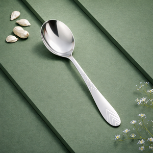 Ensemble de couverts de luxe en acier inoxydable 18/10 avec finition polie miroir, qualité export, pour mariage, maison, cuisine - Product Image 5