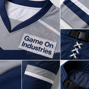Wholesale Sports Jersey Matching Pants Athletic Uniform Performance Apparel OEM Private Label Custom Ice Hockey Teamwear Set - Product Image 5