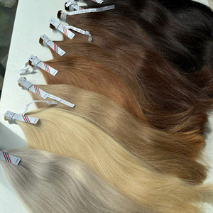 Cabello Virgen Vietnamita al Por Mayor, Cabello Pre-Adherido a Granel, Extensiones de Cabello Teñidas, Proveedor de Fábrica de Vietnam, Liso Nasa 100g - Product Image 1