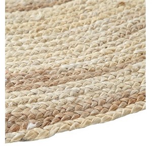 Latest Arrival Ivory Jute Round Rug Made with Sustainable and Earthy Fibers Hand Tufted Luxury Style Floor Decor Jute Rug - Product Image 3