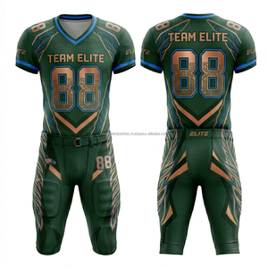 American Football Uniform Full Set Custom Sublimation Printing Team Jersey <b>Pants</b> <b>Padded</b> Sports Wear - Product Image 6