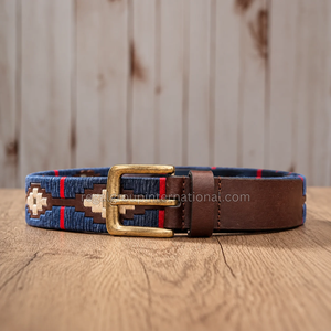 Cinturón de Polo Multicolor de Diseño Personalizado y Calidad Premium, Hecho a Mano con Cuero Genuino, Precio de Fábrica, Exportador, Cinturón Formal - Product Image 3