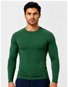 Medical Scrub <b>Undershirt</b> Unisex <b>Long</b> <b>Sleeve</b> Breathable Nursing Work Shirt Quick Dry Slim Fit Hospital Uniform Wholes - Product Image 5