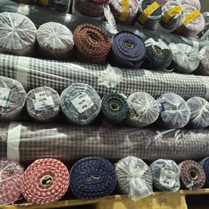 Tela de Algodón Tejida Estampada Hecha en Corea, Tela de Alta Calidad con Estampado Geométrico para Vestidos de Mujer, Ropa de Fiesta - Product Image 4