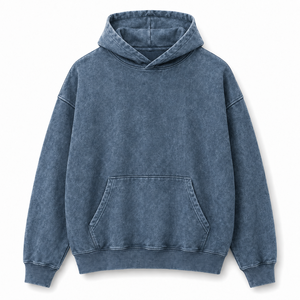 Sweat-shirt à capuche délavé à l'acide, coupe classique, unisexe, décontracté, 100% coton, imperméable, nouveau modèle, vêtements de rue pour hommes, saison hivernale - Product Image 1