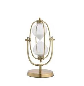 <b>Sand</b> <b>Timer</b> Black Metal Hourglass Kitchen Table Clock Hourglass Nautical Time Management Office Decorative & Useful Hot Arrival - Product Image 2