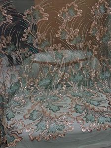 New Collection Good Quality Rainbow Sequence Net Fabric for Making Party Wear Dresses From Indian Supplier at Export Price - Product Image 2