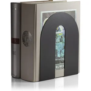 Support de livre et porte-livre en aluminium 3D fait main, décoration moderne de luxe avec impression en gravure, placage nickel noir - Product Image 3