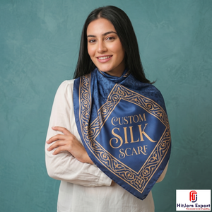 Custom Satin Printed Fashion Scarf Fabric Private Label Promotional Scarf OEM ODM Textile Manufacturer Supplier Custom Fabric - Product Image 1