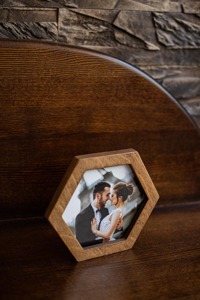 Modern <b>Antique</b>-Design Bamboo Eco-Friendly Photo <b>Frame</b> Brown Finish for Elegant Home Decoration Ramadan Diwali - Product Image 6